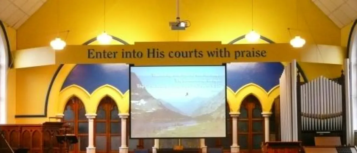 Inside Lightbowne Evangelical Church